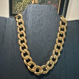 ✨ Vintage Napier Chunky Gold Chain Necklace ✨